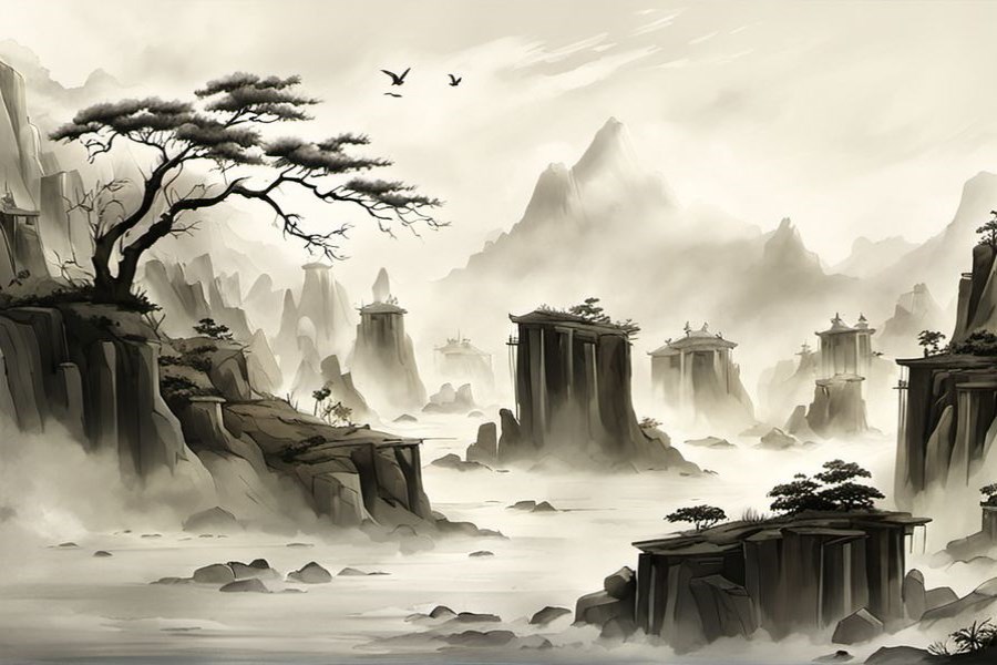 潮水很大迎面扑来