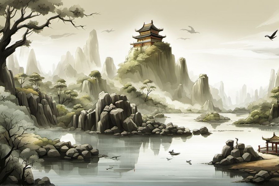 墙里往外流水