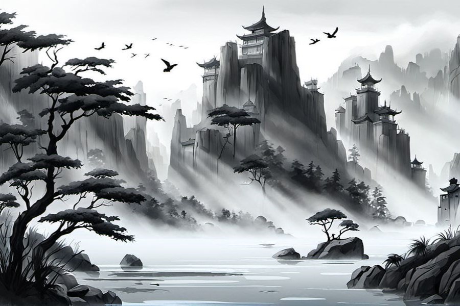 杀鹅摘鹅毛