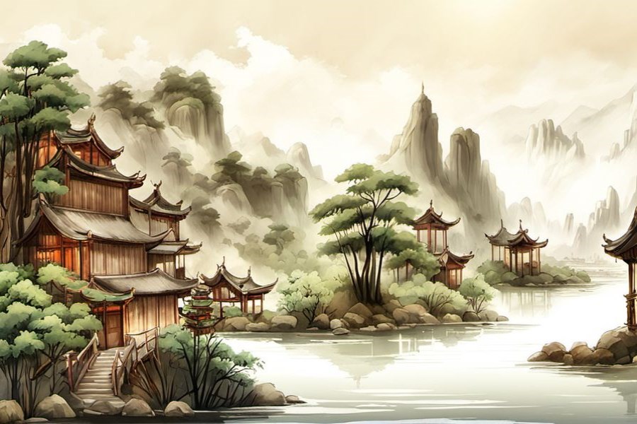 烧香磕头下跪