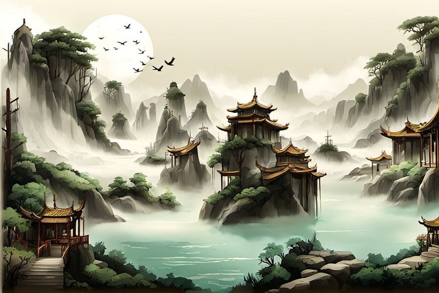 在荒张的换衣服