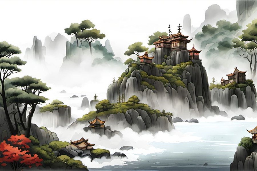 摸一妇女的乳房