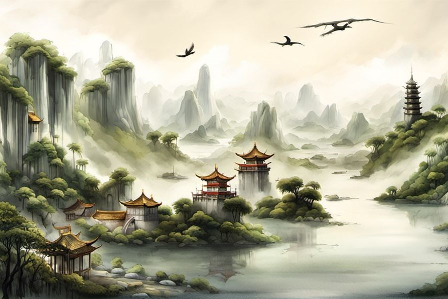 树枝折断掉下来