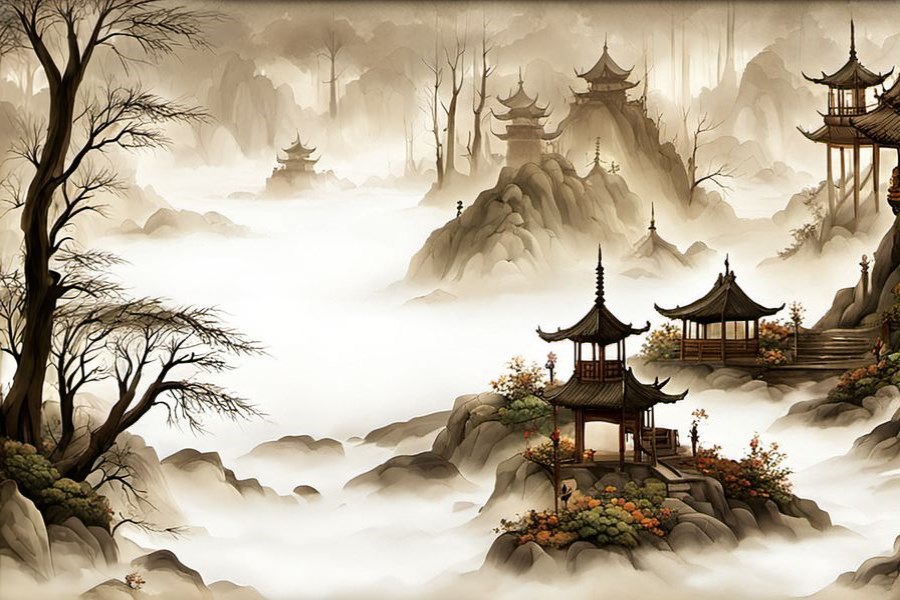 在清水里捉贝