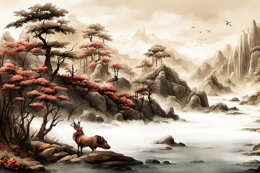爬墙偷树枝