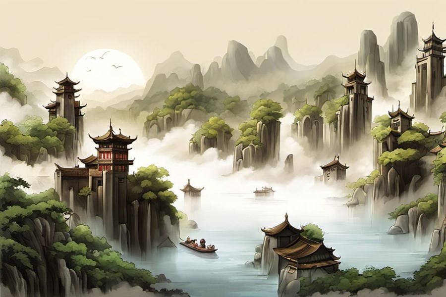 在庄稼地几个人拔草