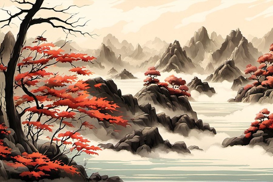 别人把车开到大湖里
