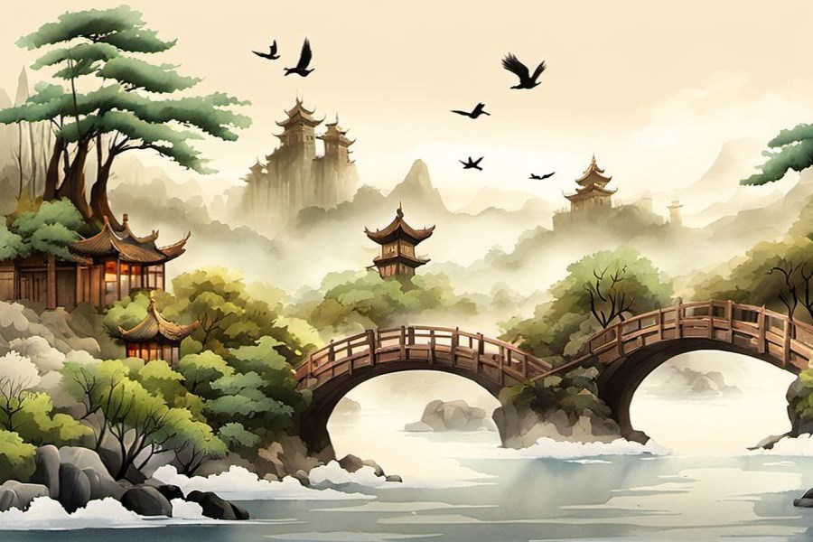 身上围的黄有进庙