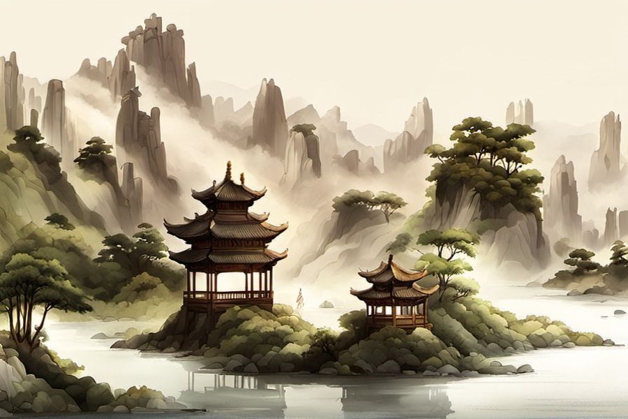 家门前两树大早