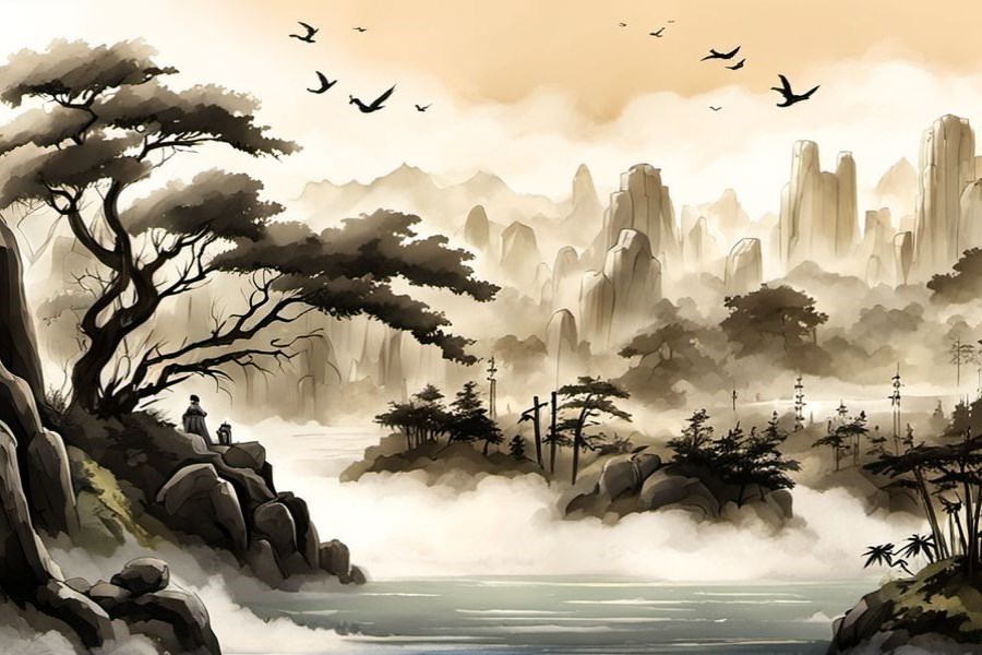 庙且有个算卦的