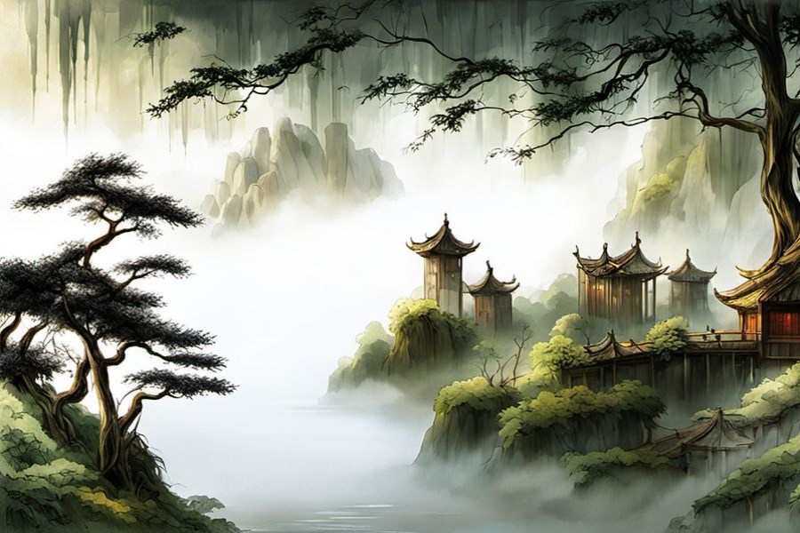 翻山越岭走很远的路