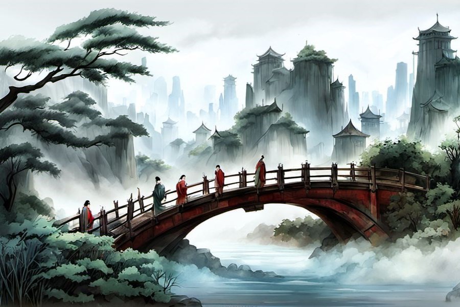 水浪扑过来