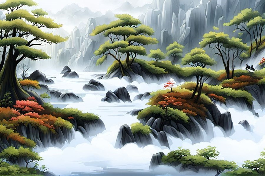 鱼缸里的鱼打架