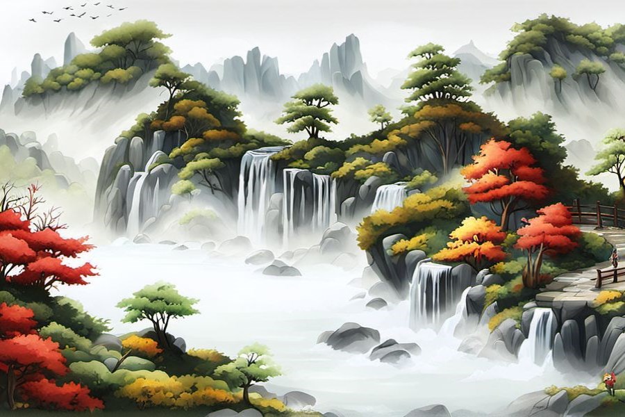 妈妈脚踩泥窝中