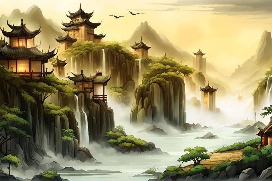 渠道里流清水
