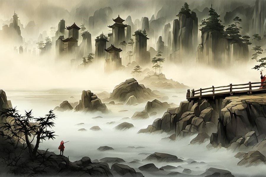 在山上抓到鸡