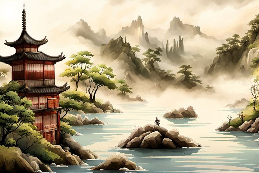 头上带矿灯