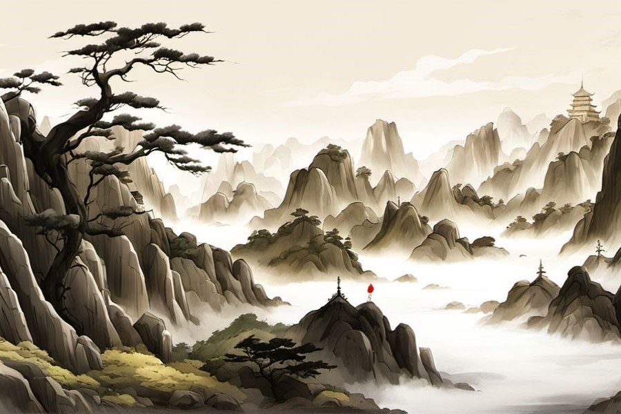 抓住了一条大怪鱼