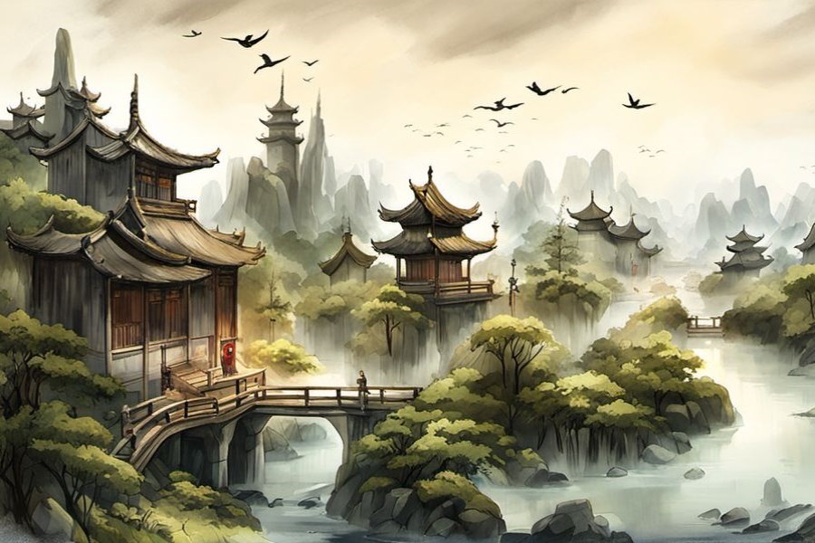 爸爸和舅舅一起吃饭