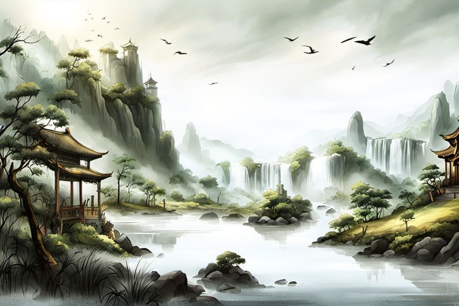 女人捡了好多鸭蛋