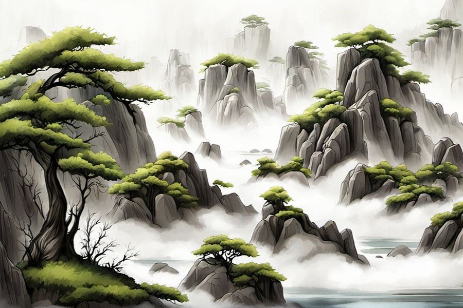 深山里有个矿洞