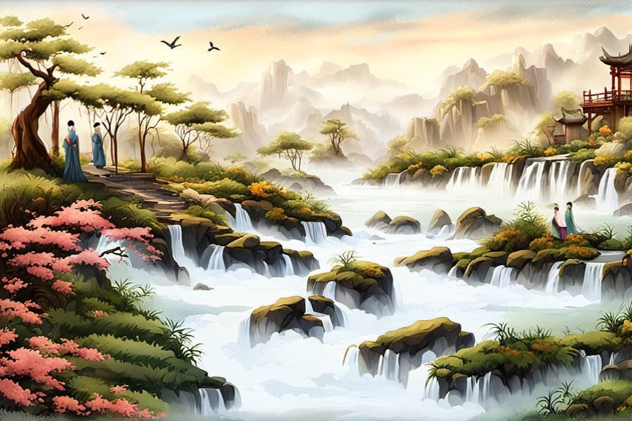 穿睡衣照镜子