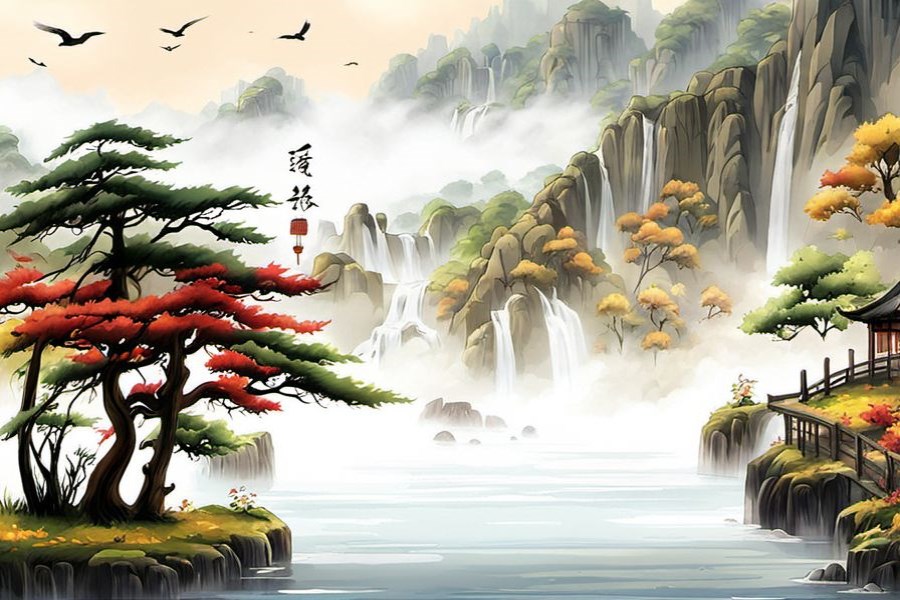 地上好多打完的麦子