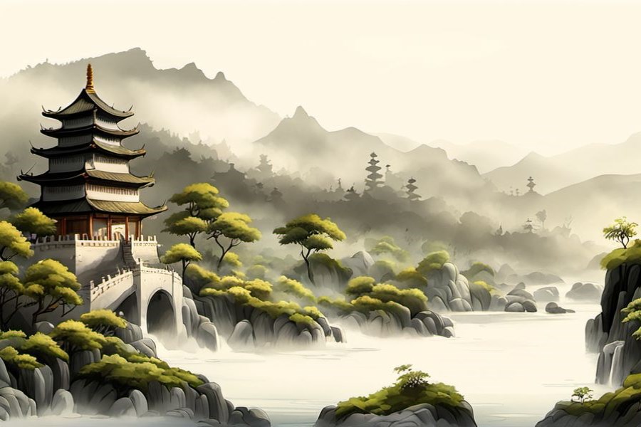 病人上山采药