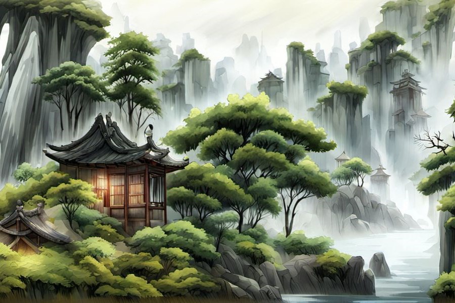 头发是黄色的