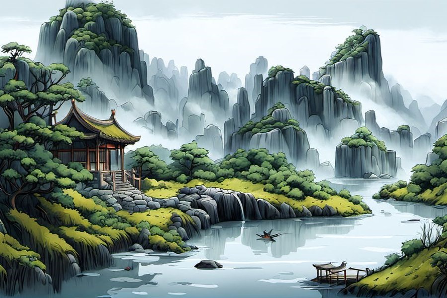 路面全是海水
