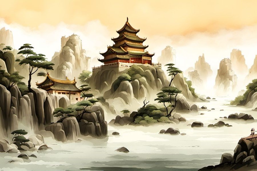 香蕉树上接满香蕉