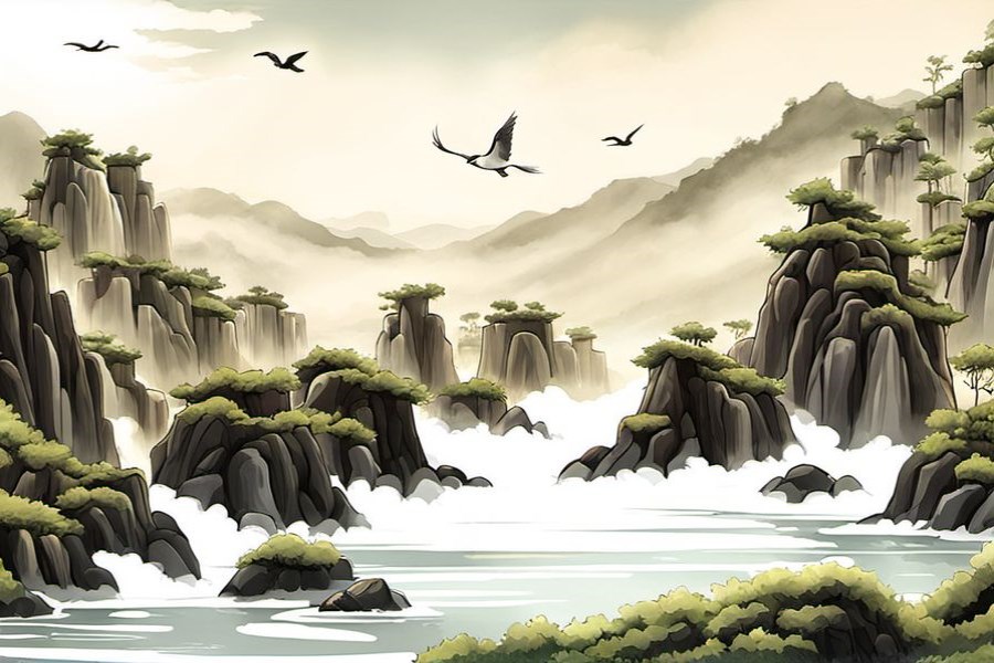 一个男的在打篮球