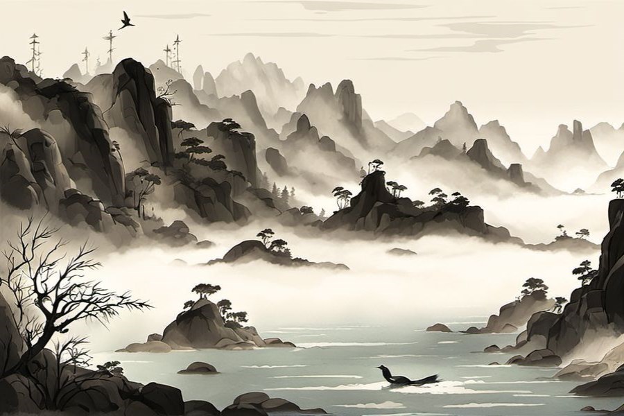 别人钓到两条大鱼