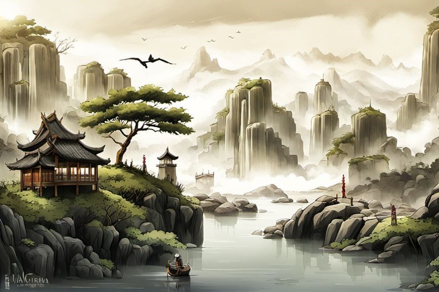 自家院子里刮龙卷风