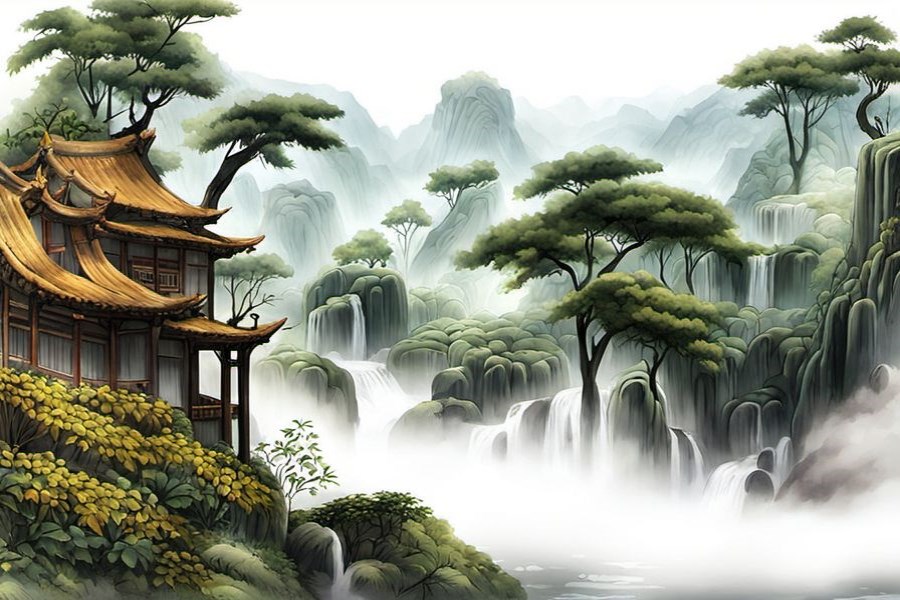 穿白色婚纱