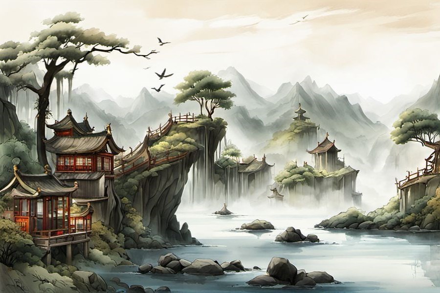 黄瓜架上有黄瓜