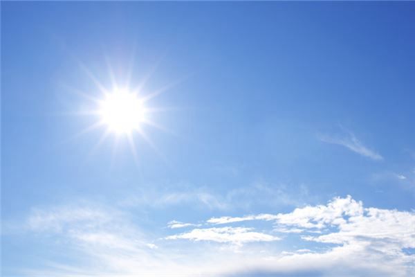 梦见烈日