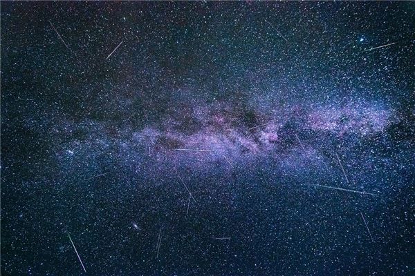 梦见下流星雨