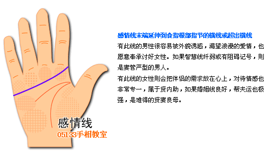 手相 感情线图解 手相图解感情线