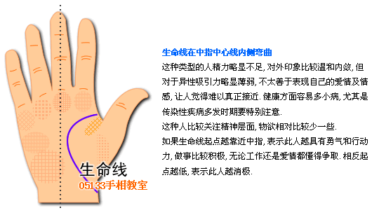 生命线图解 生命线分叉