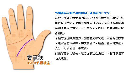 智慧线图解看个性