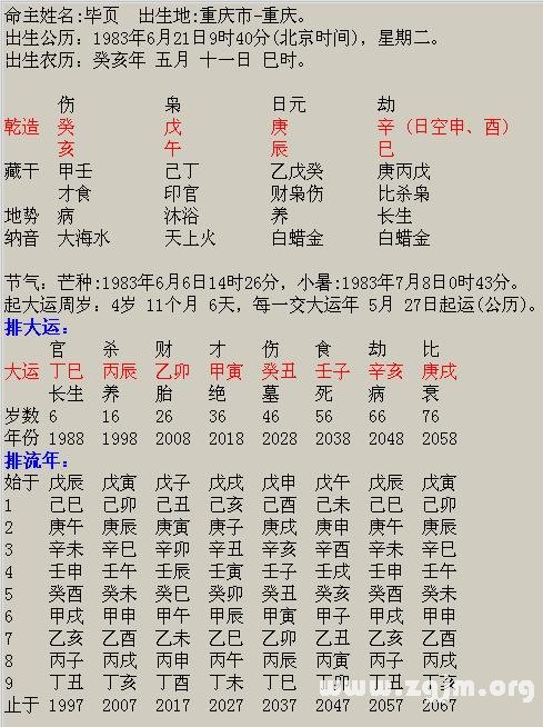 八字算命术教材1