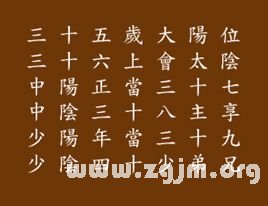 峰生水起面相学:第05课 百岁流年图