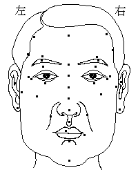 面相分析:2、小人形相法与纹、痕、痣破