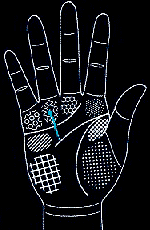 看手相算命图解:掌线