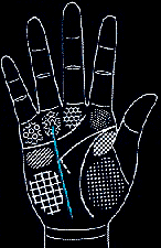 看手相算命图解:掌线