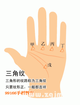 手相图解大全:15、杂纹吉凶占卜