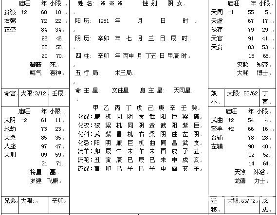 紫微斗数精成：第02章 紫微斗数排盘方法步骤
