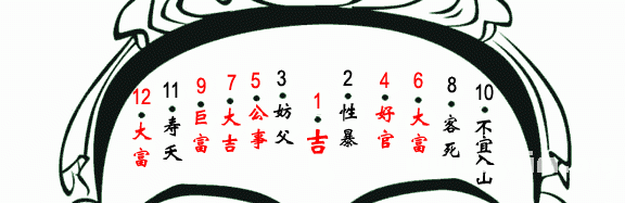 男人眉毛看相图解