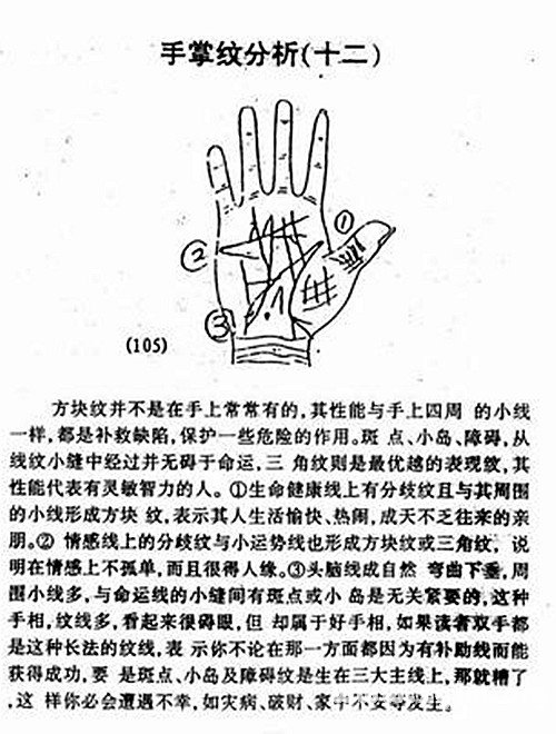 手相掌纹分析图解